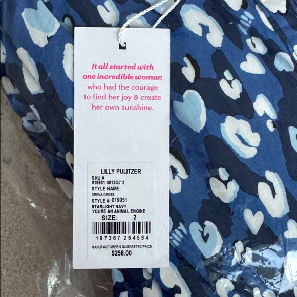 NWT Lilly Pulitzer Pulitzer Drena dress - size 2 - Picture 2 of 3